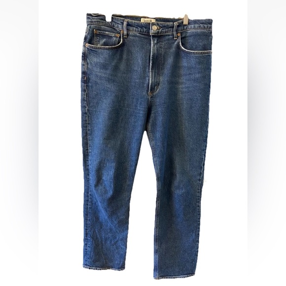 AGOLDE jeans men’s size 31 high rise stovepipe medium wash denim
